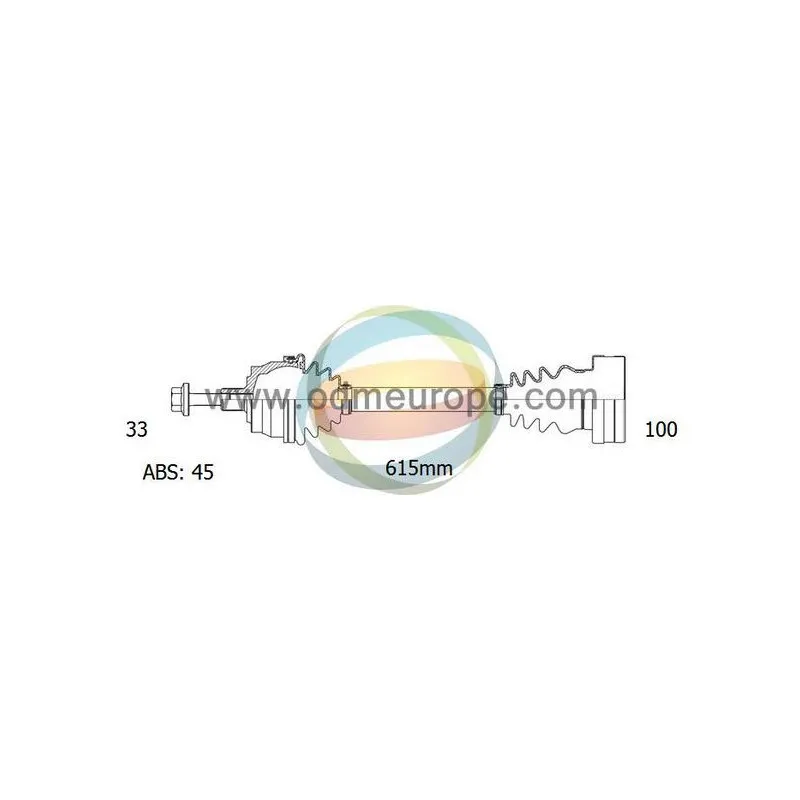Arbre de transmission ODM-MULTIPARTS 18-211751