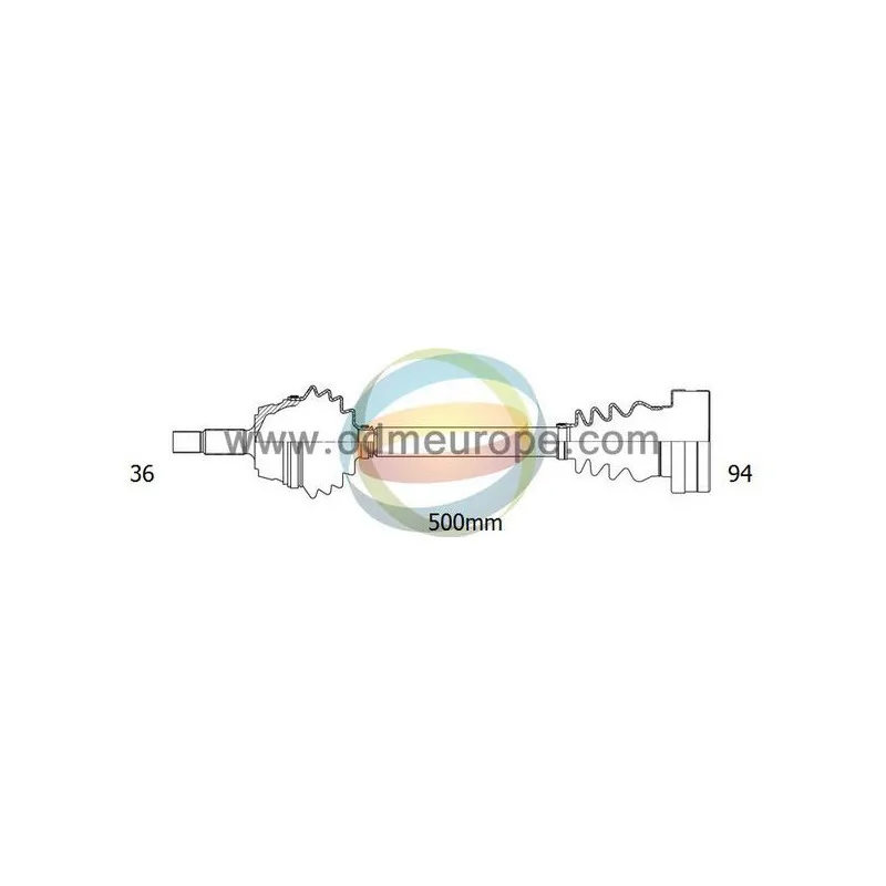 Arbre de transmission ODM-MULTIPARTS 18-211770
