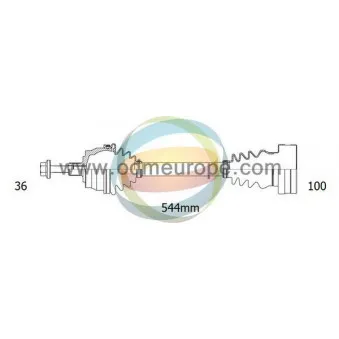 Arbre de transmission ODM-MULTIPARTS 18-211780