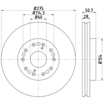 Jeu de 2 disques de frein avant TEXTAR 92226500