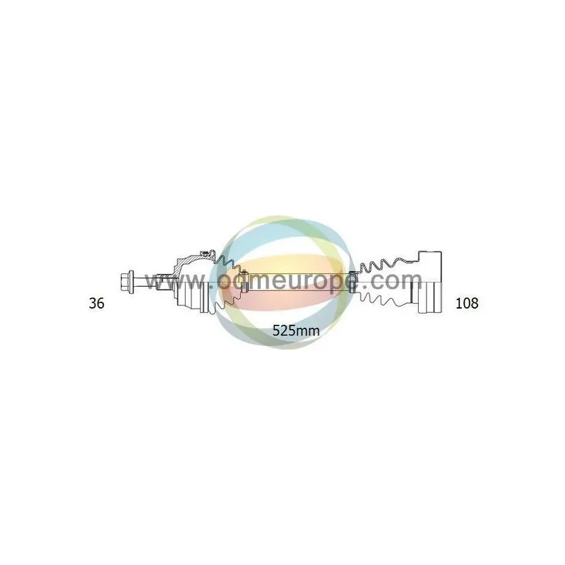 Arbre de transmission ODM-MULTIPARTS 18-211970