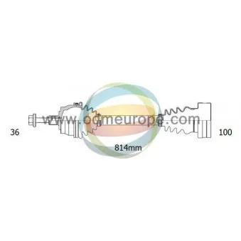 Arbre de transmission ODM-MULTIPARTS 18-212540