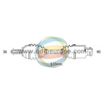 Arbre de transmission ODM-MULTIPARTS 18-212560