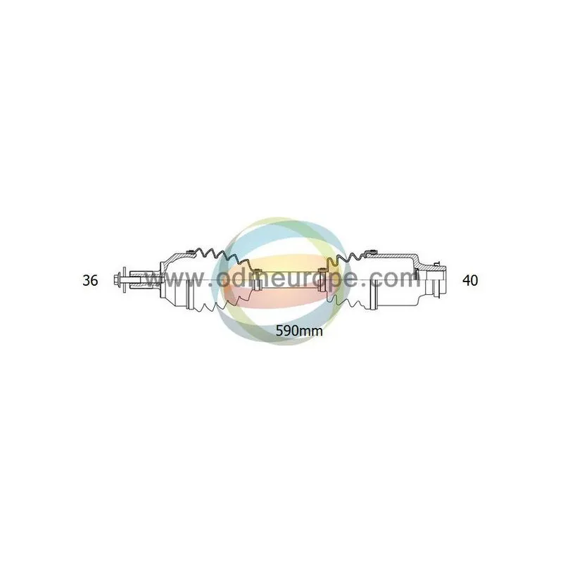 Arbre de transmission ODM-MULTIPARTS 18-212830