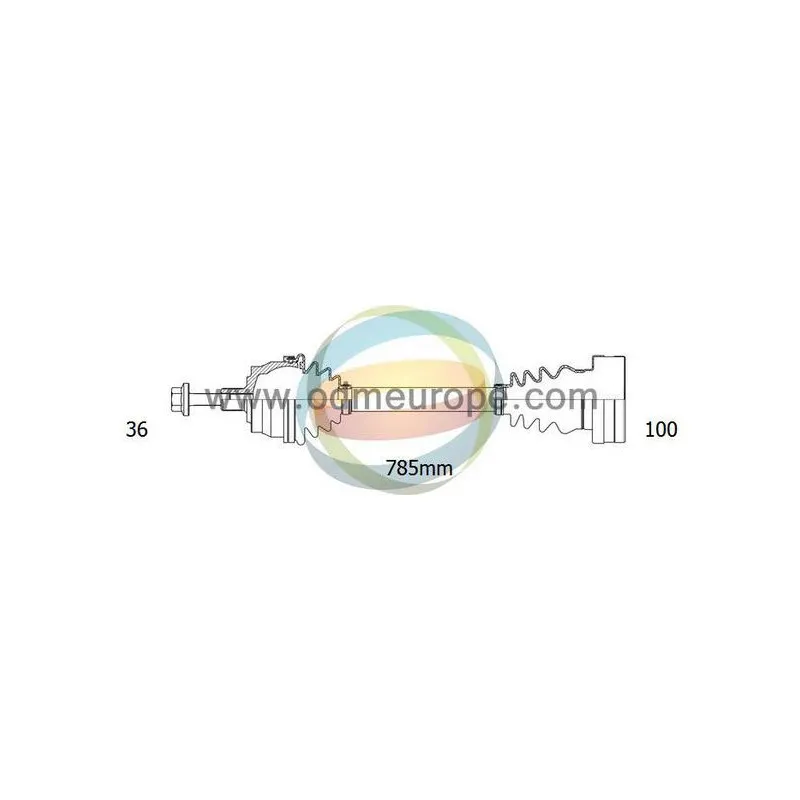 Arbre de transmission ODM-MULTIPARTS 18-212890