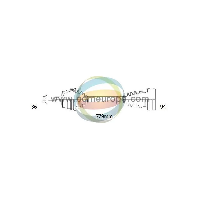 Arbre de transmission ODM-MULTIPARTS 18-212900