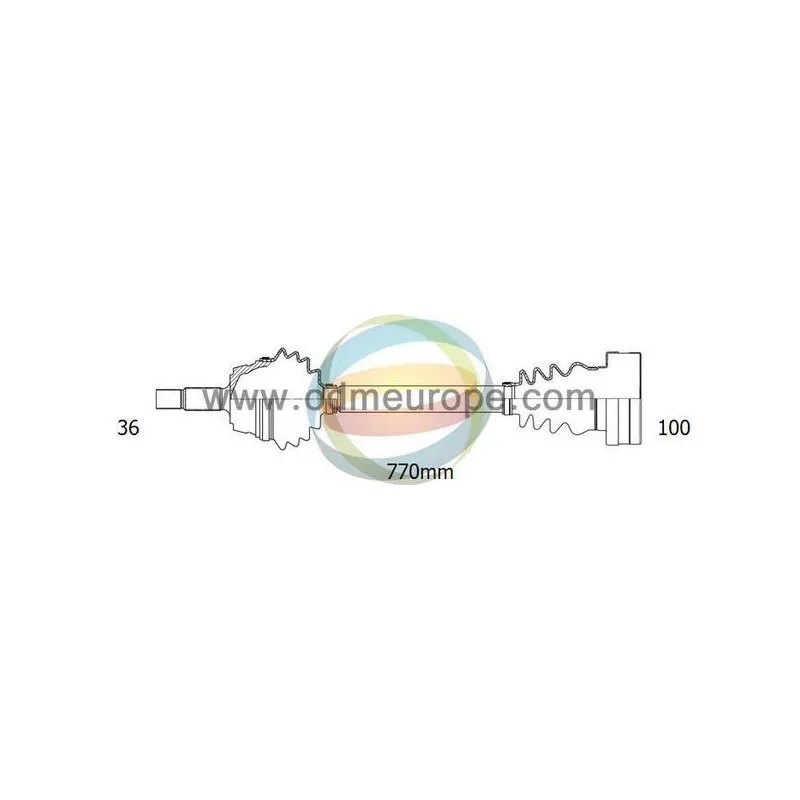 Arbre de transmission ODM-MULTIPARTS 18-212980