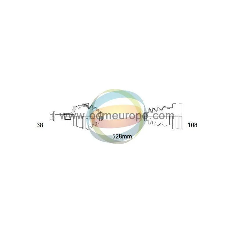 Arbre de transmission ODM-MULTIPARTS 18-213010