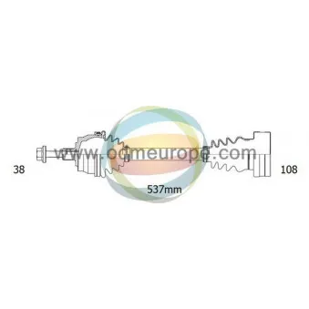 Arbre de transmission ODM-MULTIPARTS 18-213020