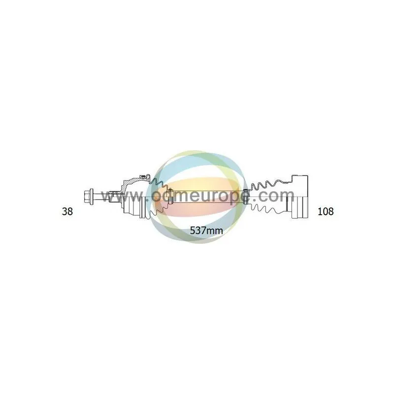 Arbre de transmission ODM-MULTIPARTS 18-213020