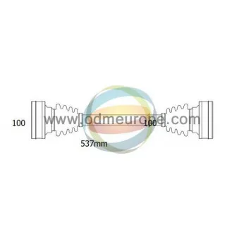 Arbre de transmission ODM-MULTIPARTS 18-213040