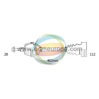 Arbre de transmission ODM-MULTIPARTS 18-213170