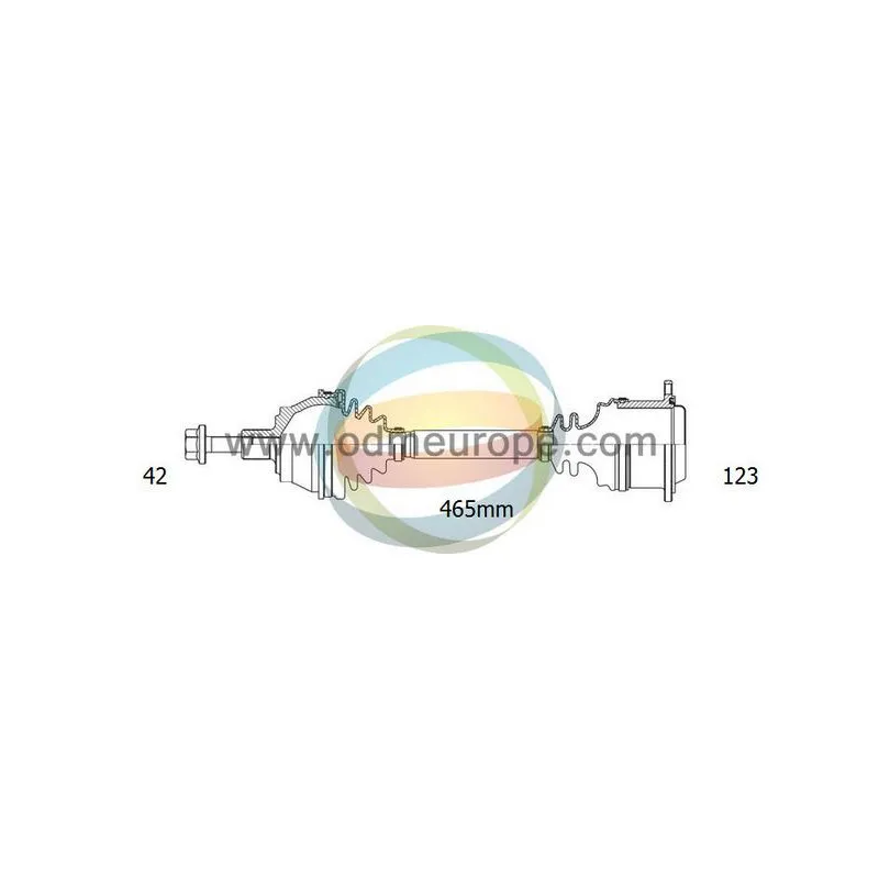 Arbre de transmission ODM-MULTIPARTS 18-213190