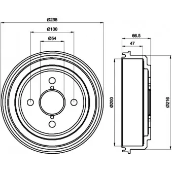 Tambour de frein TEXTAR