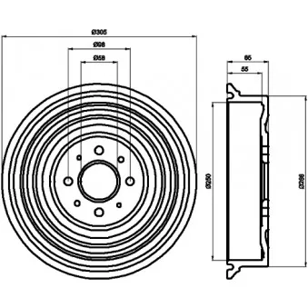 Tambour de frein TEXTAR