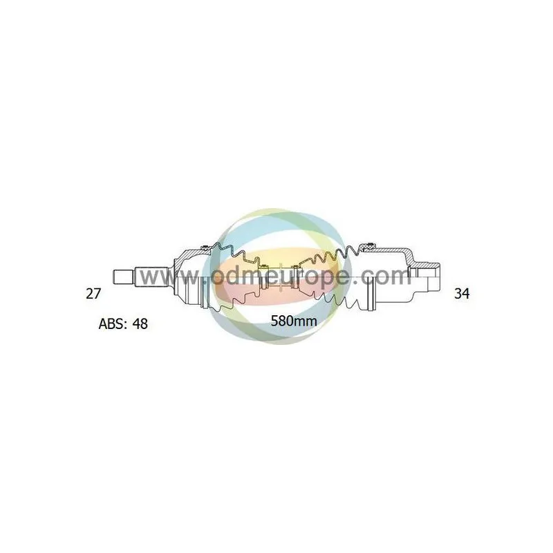 Arbre de transmission ODM-MULTIPARTS 18-221321