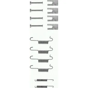 Kit d'accessoires, mâchoire de frein TEXTAR 97000200