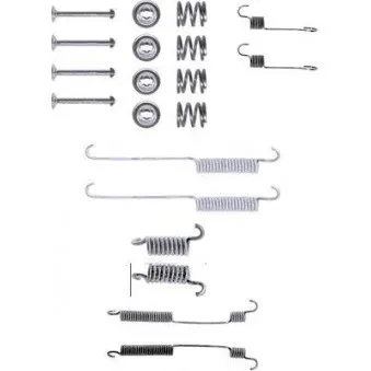 Kit d'accessoires, mâchoire de frein TEXTAR 97002400