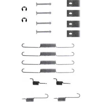 Kit d'accessoires, mâchoire de frein TEXTAR