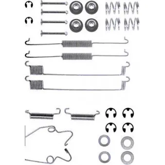 Kit d'accessoires, mâchoire de frein TEXTAR 97003900