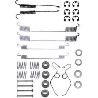 Kit d'accessoires, mâchoire de frein TEXTAR 97004000