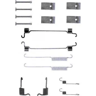 Kit d'accessoires, mâchoire de frein TEXTAR 97006200