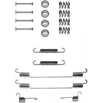 Kit d'accessoires, mâchoire de frein TEXTAR 97006700