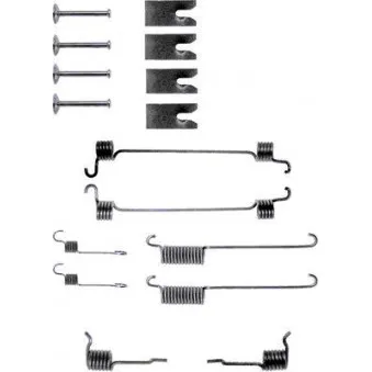 Kit d'accessoires, mâchoire de frein TEXTAR 97009100