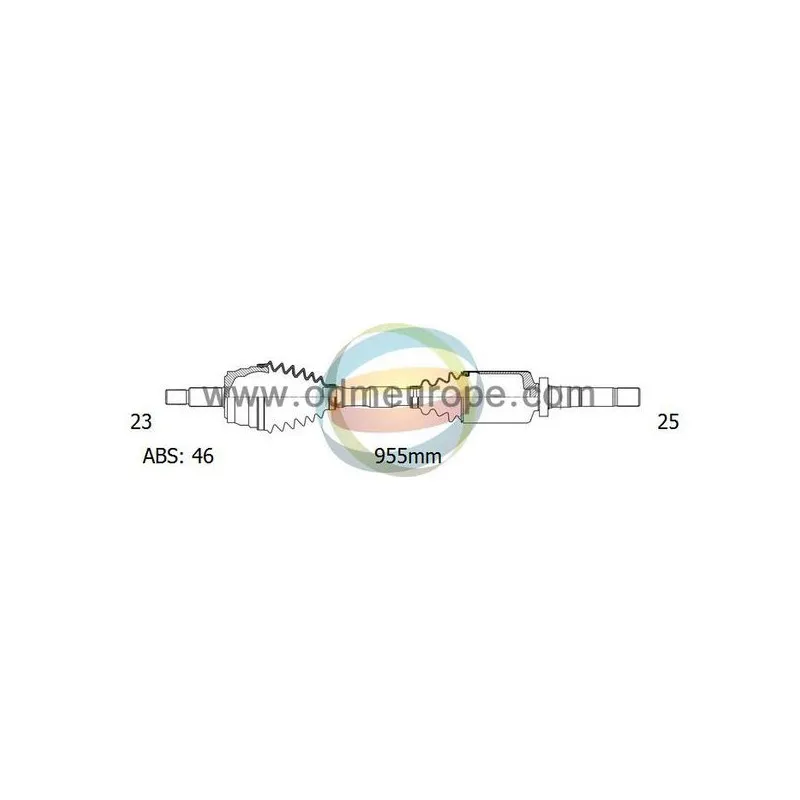 Arbre de transmission ODM-MULTIPARTS 18-222131