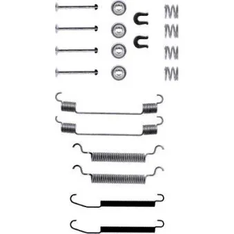Kit d'accessoires, mâchoire de frein TEXTAR 97010700