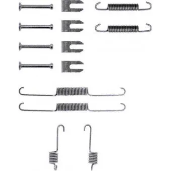 Kit d'accessoires, mâchoire de frein TEXTAR 97010800