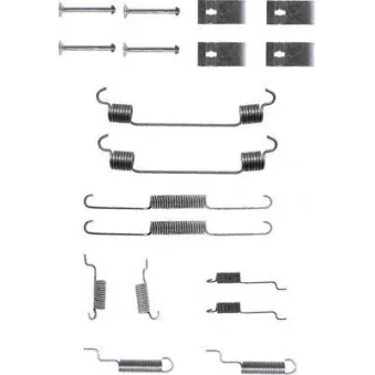 Kit d'accessoires, mâchoire de frein TEXTAR 97011000