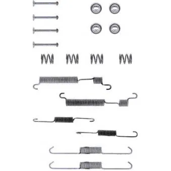 Kit d'accessoires, mâchoire de frein TEXTAR 97011100