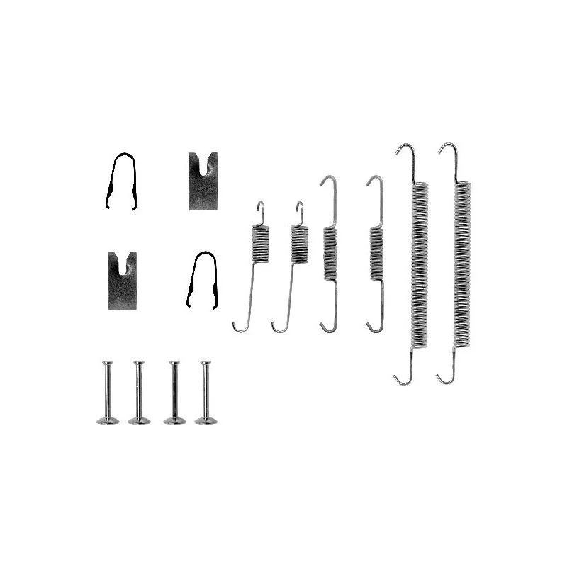 Kit d'accessoires, mâchoire de frein TEXTAR 97011200