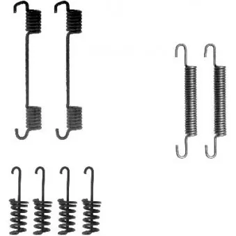 Kit d'accessoires, mâchoires de frein de stationnement TEXTAR 97012400