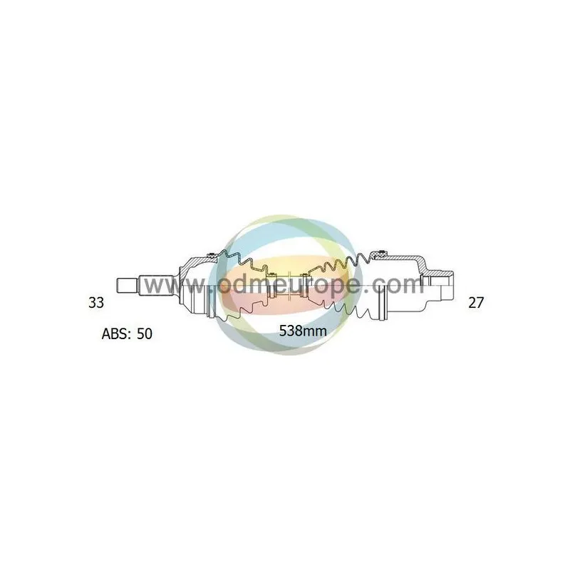 Arbre de transmission ODM-MULTIPARTS 18-222161