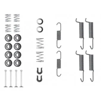 Kit d'accessoires, mâchoires de frein de stationnement TEXTAR 97012701