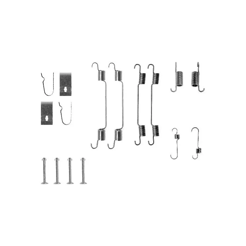 Kit d'accessoires, mâchoire de frein TEXTAR 97013400