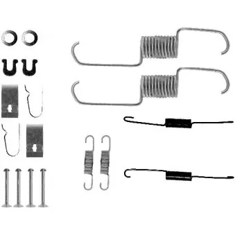 Kit d'accessoires, mâchoire de frein TEXTAR