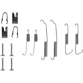 Kit d'accessoires, mâchoire de frein TEXTAR 97014100