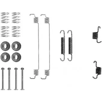 Kit d'accessoires, mâchoire de frein TEXTAR 97014300