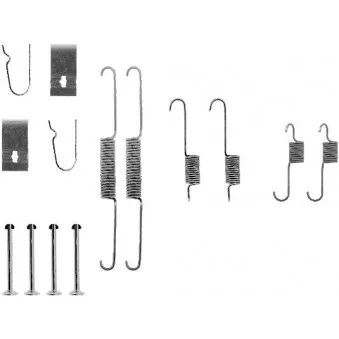 Kit d'accessoires, mâchoire de frein TEXTAR 97014800