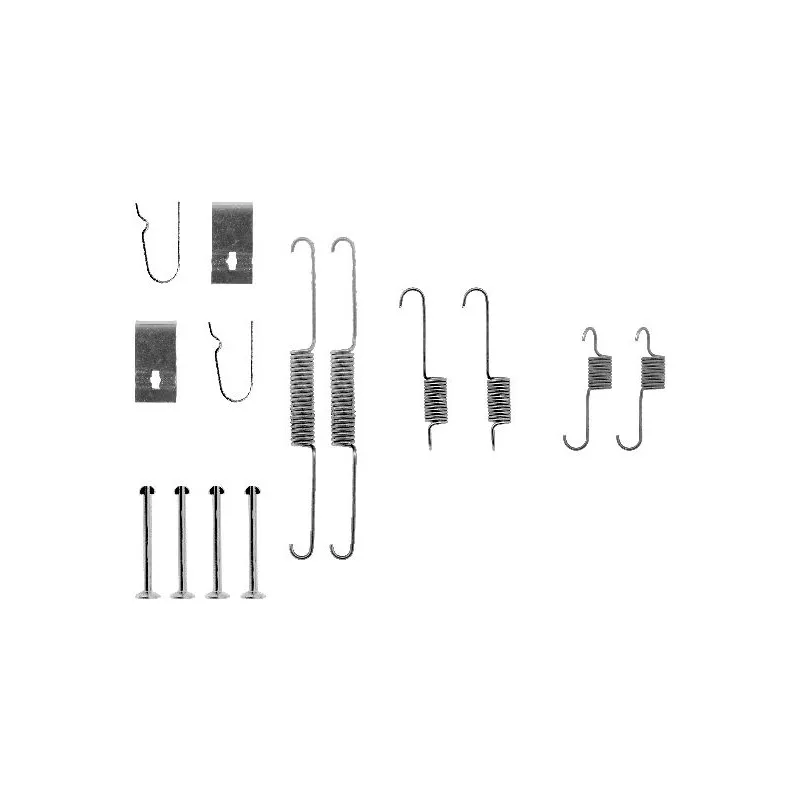 Kit d'accessoires, mâchoire de frein TEXTAR 97014800