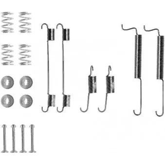 Kit d'accessoires, mâchoire de frein TEXTAR