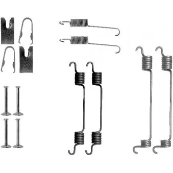 Kit d'accessoires, mâchoire de frein TEXTAR 97015800