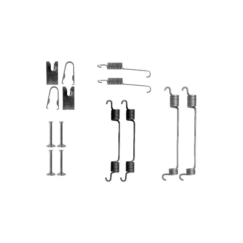 Kit d'accessoires, mâchoire de frein TEXTAR 97015800