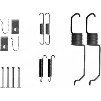 Kit d'accessoires, mâchoire de frein TEXTAR 97015900