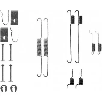 Kit d'accessoires, mâchoire de frein TEXTAR 97016400