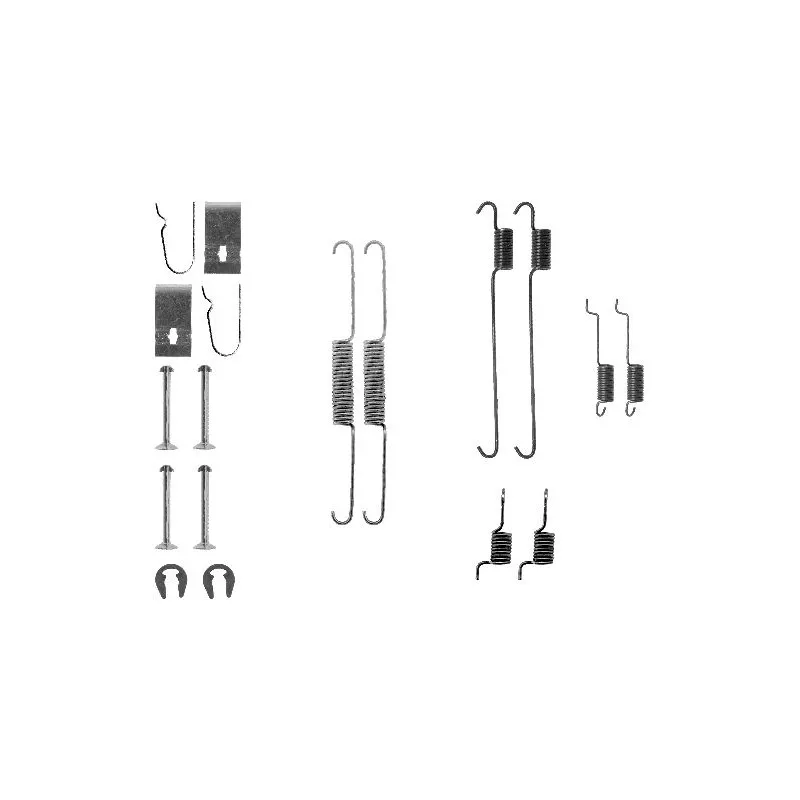 Kit d'accessoires, mâchoire de frein TEXTAR 97016400