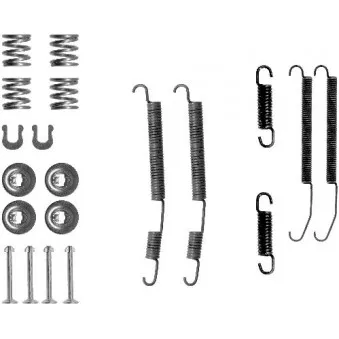 Kit d'accessoires, mâchoire de frein TEXTAR 97030400